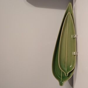 Crate & Barrel Leaf Plates